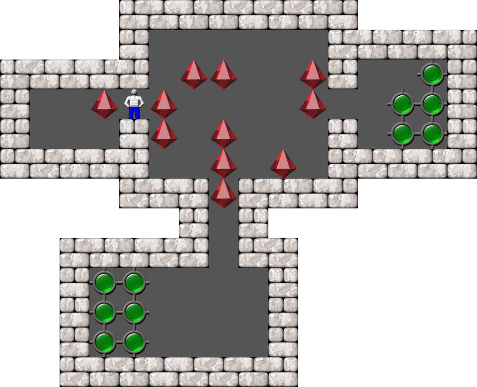 Sokoban Mass Remodel level 2172